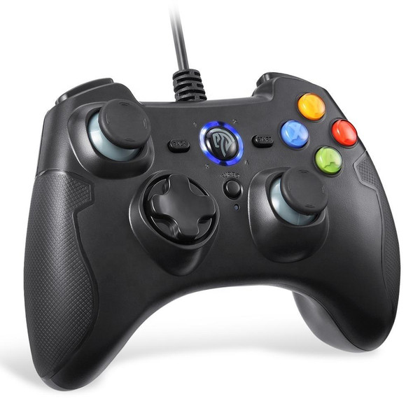 EasySMX ESM-9100 Wired Game Controller for PC / Android / PS3(Black)