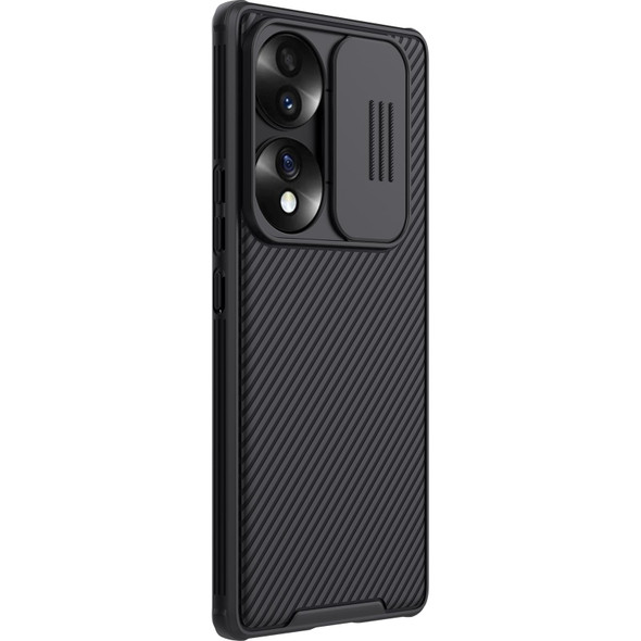 Honor 70 NILLKIN CamShield Pro Series PC Full Coverage Phone Case(Black)