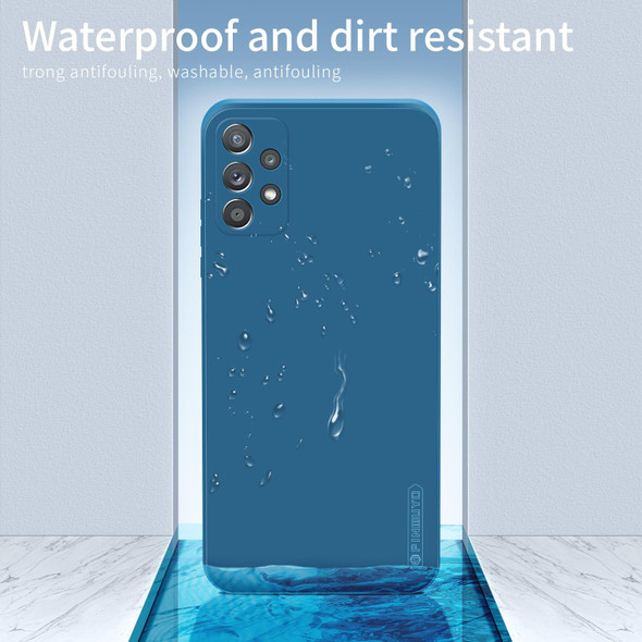 Samsung Galaxy A52 4G/5G PINWUYO Touching Series Liquid Silicone TPU Shockproof Case(Black)