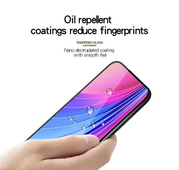 PINWUYO 9H 2.5D Full Glue Tempered Glass Film for vivo IQOO