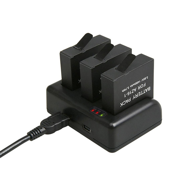 GoPro HERO5 AHDBT-501 Travel Charger with V8 Port & USB-C / Type-C Port & LED Indicator Light