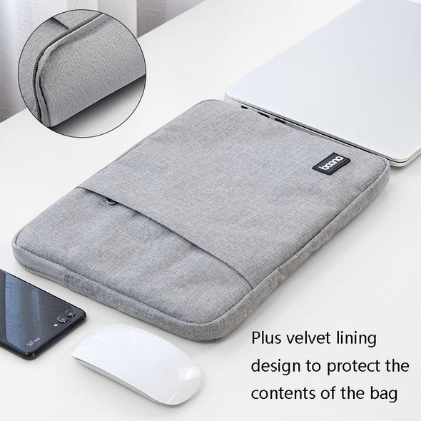 Baona Laptop Liner Bag Protective Cover, Size: 14 inch(Lightweight Gray)