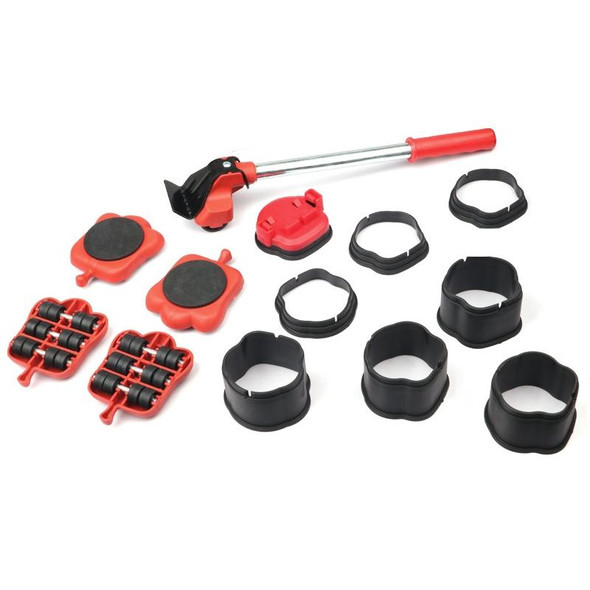 13 PCS / Set Mover Adjustable Height Moving Tool Set With Pry Type Heavy Furniture Moving Roller