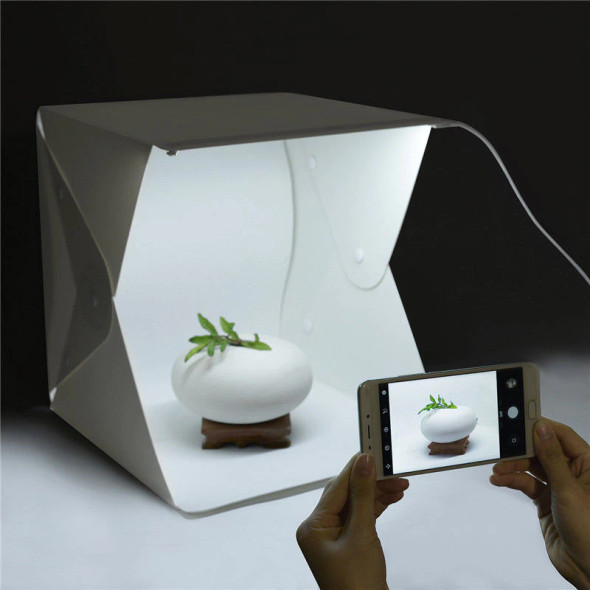 Portable LED Photo Studio Light Box for Small Item Photography