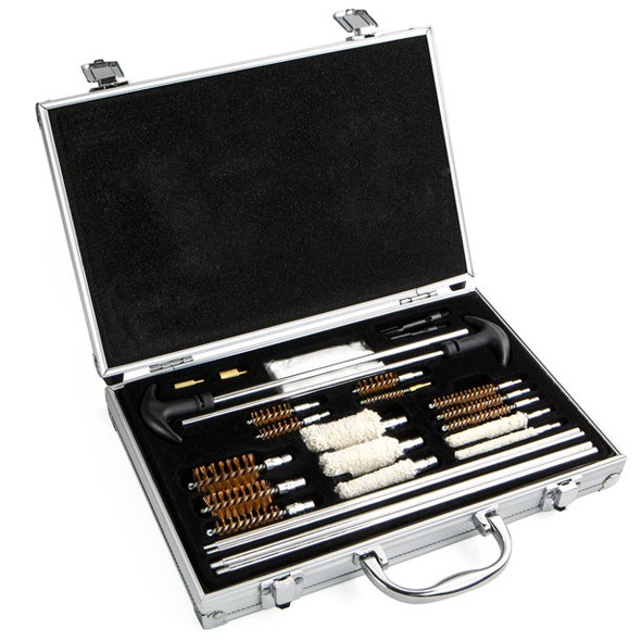 Universal 22-Piece Gun Cleaning Kit for Handguns, Rifles, Shotguns