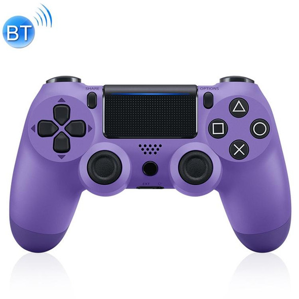 PS4 Wireless Bluetooth Game Controller Gamepad with Light, EU Version(Purple)