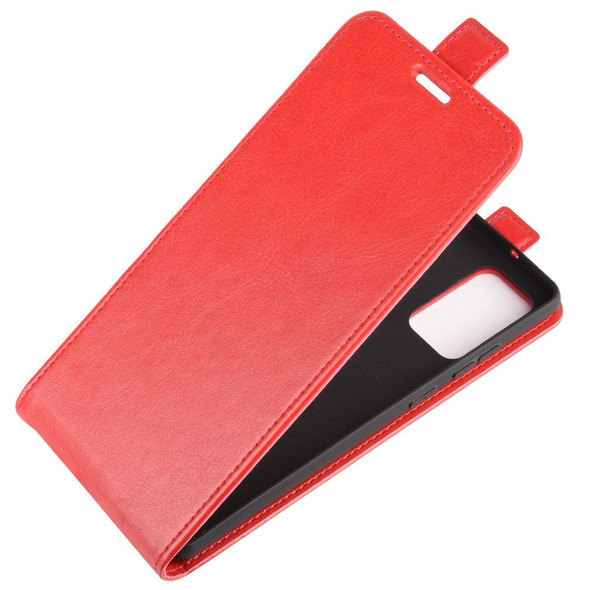 Samsung Galaxy Note20 R64 Texture Single Vertical Flip Leather Protective Case with Card Slots & Photo Frame(Red)