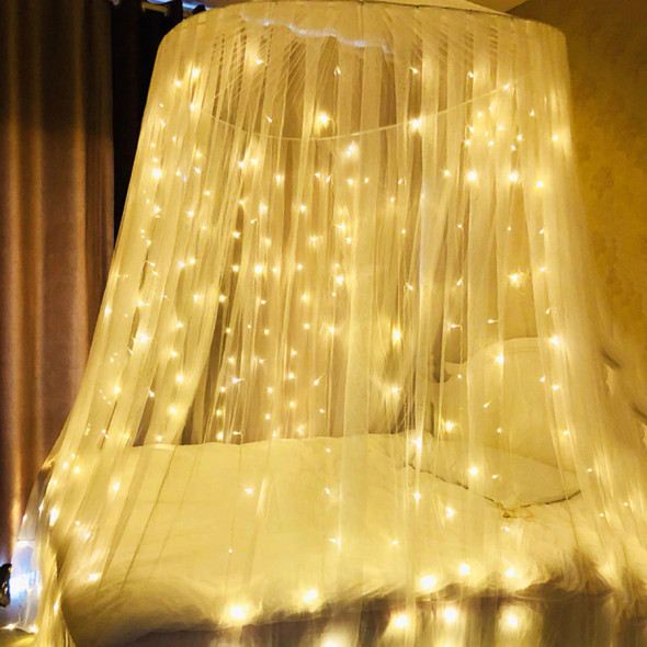3m x 2m LED Curtain Fairy Lights with Remote Control