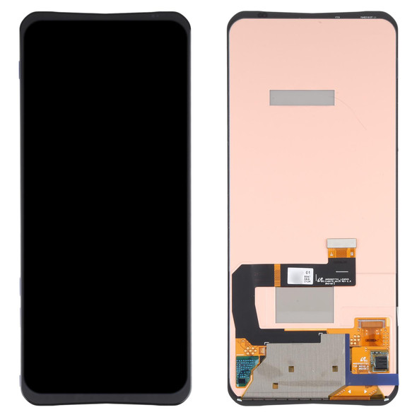 AMOLED Material LCD Screen and Digitizer Full Assembly for Lenovo Legion 2 Pro 2021 L70081 (Black)