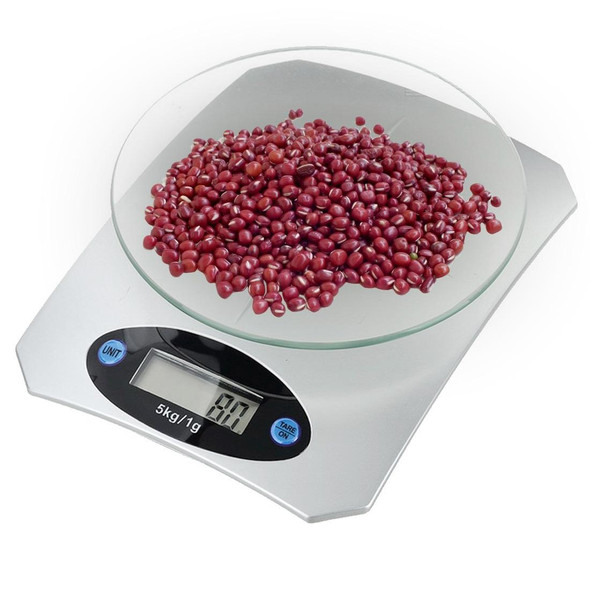 QE-5 5000g x 1g Digital Electronic Kitchen Cooking Gram Scale, Measuring Fruit / Food Weight