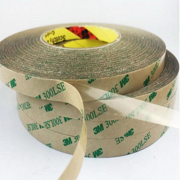 3M300LS 3M Super Adhesive Ultra-thin Transparent and High-temperature Resistant Double-sided Traceless Tape, Size: 55m x 25mm