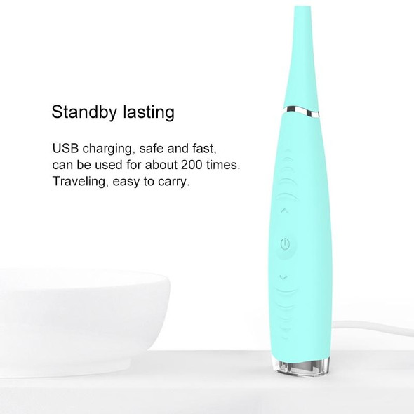 LSHOW YJK015A 3.7V USB Charging Five-speed Mode Waterproof Household Electric High-frequency Vibration Teeth Polisher(Blue)