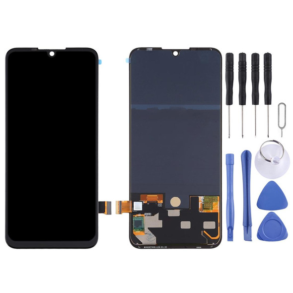 LCD Screen and Digitizer Full Assembly for Motorola One Zoom (Black)