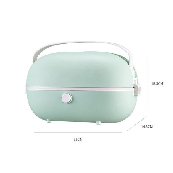 Office Workers Can Plug In Electric Cooking Self-Heating Insulated Lunch Box CN Plug(Fruit Green)