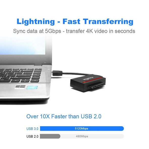 Rocketek RT-CFST1 USB3.0 to SATA / CF Card Reader