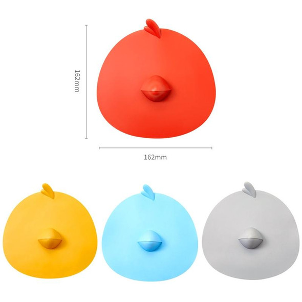 2PCS Bird Dilver Discosit Desert Soft TPR Bathroom Sanitary Spacer Smelly Drain Cover(Red)