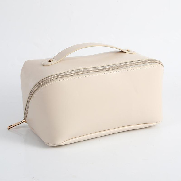 Travel Portable Large-capacity Toilet And Cosmetic Bag(Milk Apricot)