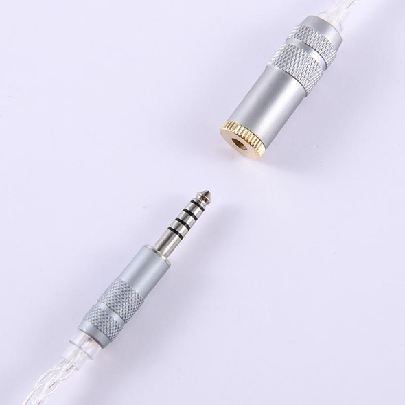 ZS0021 3.5mm Male to 4.4mm Female Balance Adapter Cable (Silver)
