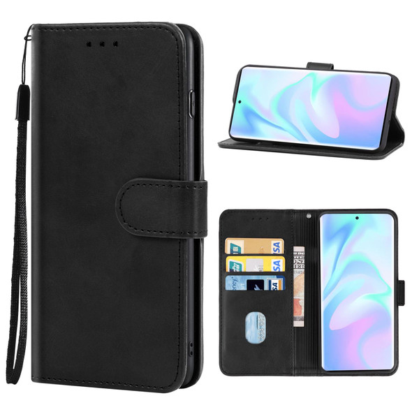 ZTE Axon 40 Ultra Leather Phone Case(Black)