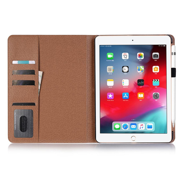 Retro Book Style Horizontal Flip PU Leather Case for iPad Pro 12.9 inch (2018), with Holder & Card Slots & Wallet (Brown)