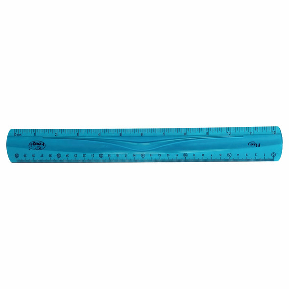 30cm Shatterproof Flexible Ruler - Blue | Parrot