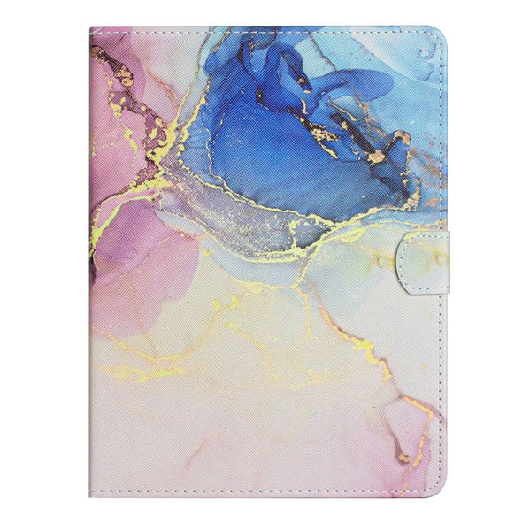 7 inch Tablet Marble Pattern Leatherette Tablet Case(Pink Blue)