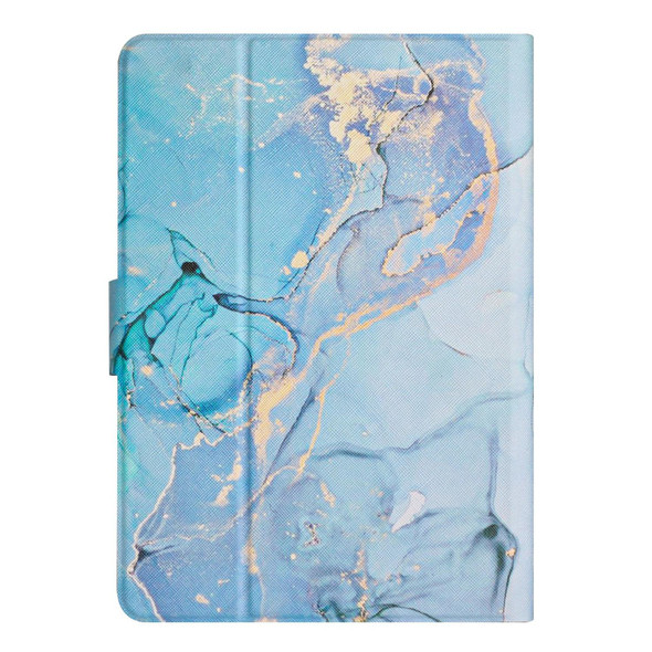 Amazon Kindle Paperwhite 4 / 3 / 2 / 1 Marble Pattern Smart Leatherette Tablet Case(Blue)
