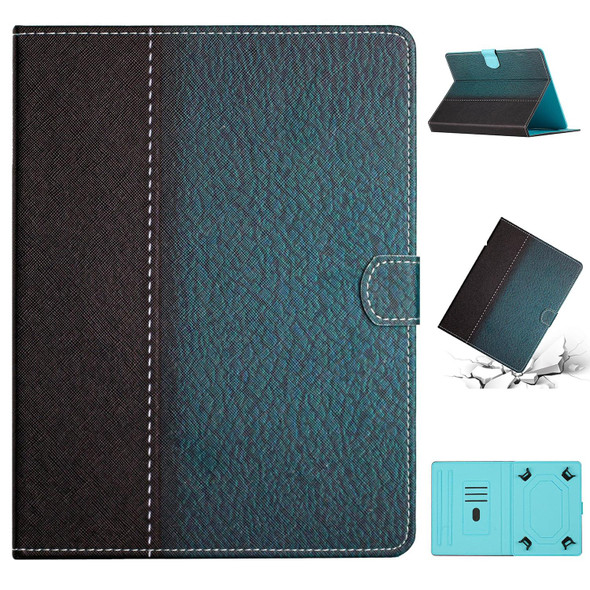 8 inch Tablet Stitching Solid Color Leatherette Tablet Case(Green)