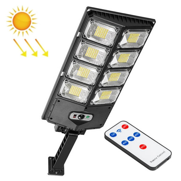 E-SMARTER LED Dual Row Road Light Solar Garden Sensor Light, Style: W789B-6
