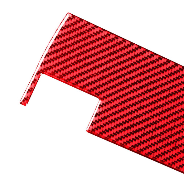 Honda CRV 2007-2011 Carbon Fiber Car Co-pilot Glove Box Panel Decorative Sticker,Left Drive (Red)