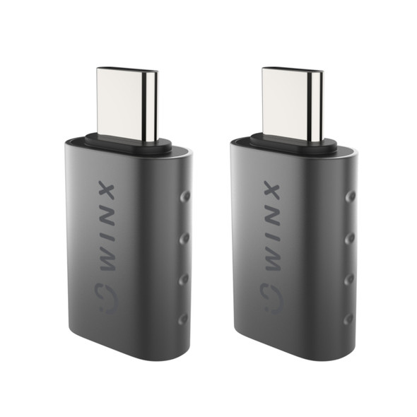 WINX LINK Type-C to USB Adapter Dual Pack - 5Gbps, 3A Power