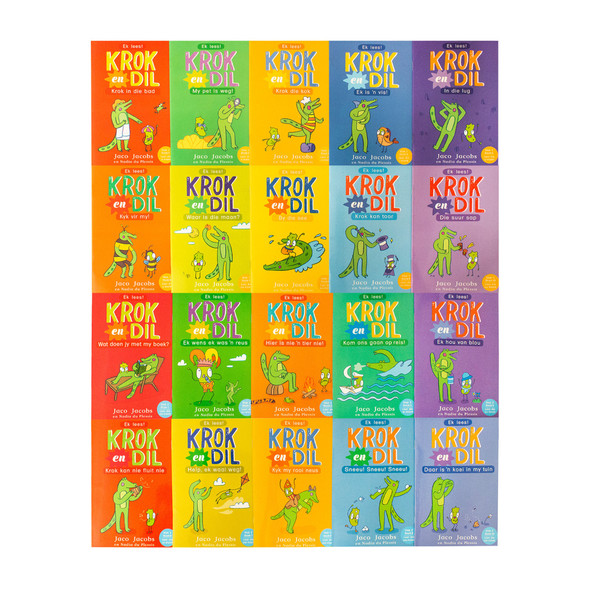 Krok En Dil Lees Reeks Vlak 1-2 20 Book Pack