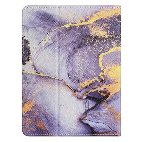 10 inch Tablet Marble Pattern Leatherette Tablet Case(Purple)