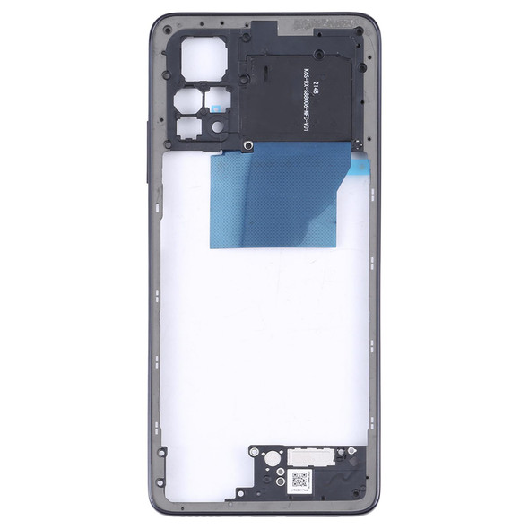 Middle Frame Bezel Plate for Xiaomi Poco X4 Pro 5G/Redmi Note 11E Pro (Black)