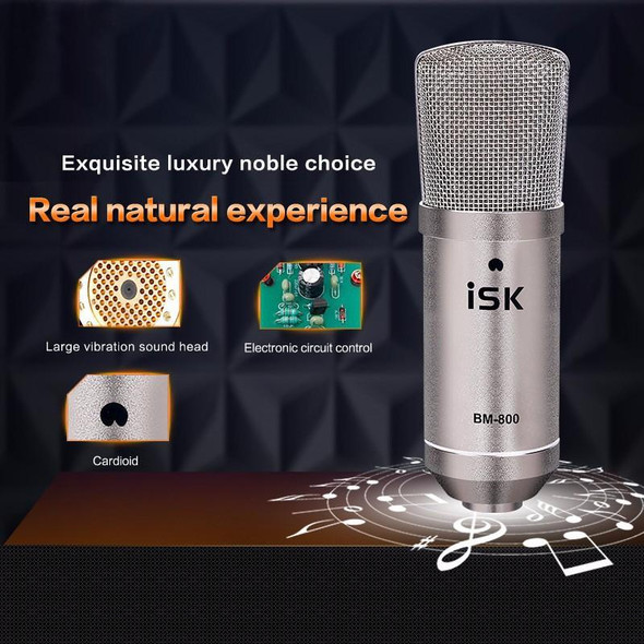 ISK BM-800 Sound Recording Microphone Condenser Mic for Studio and Broadcasting