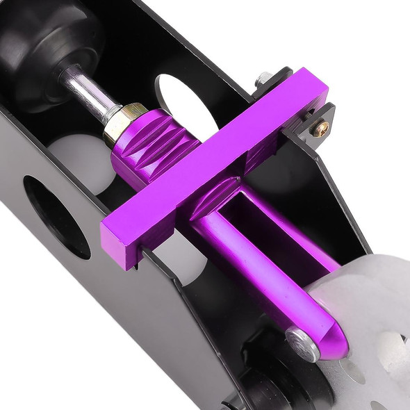 Car Modification Racing Hydraulic Drift Handbrake Short Straight Handle(Purple)