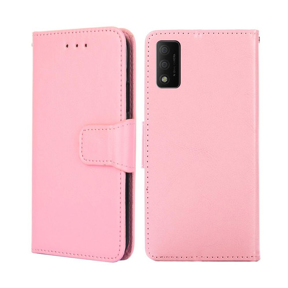 TCL 30T/T603DL Crystal Texture Leather Phone Case(Pink)