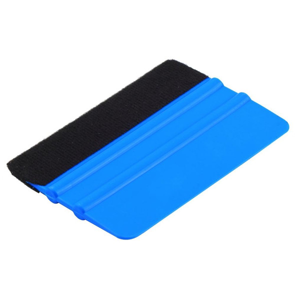 3 PCS Blue Felt Scraper Car Foil Cleaning Tool, Size:107cm(Blue)