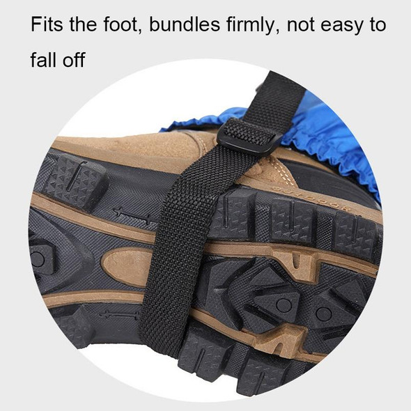 04 Outdoor Short Mountaineering Anti-Snow Leg Covers(Black)