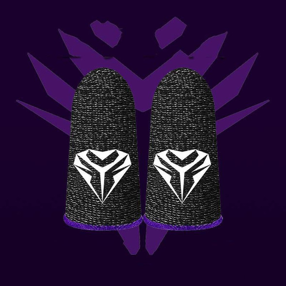 Gaming Superconducting Sweat Resistant Finger Gloves(Purple )