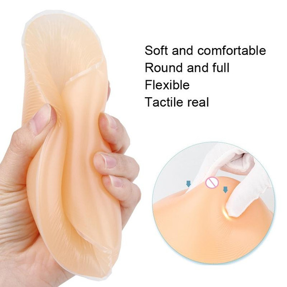 Postoperative Rehabilitation Drop-Shaped Silicone Fake Breast, Size: CT6 300g(Skin Color)