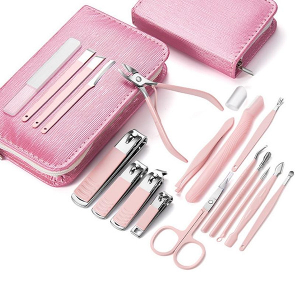 Stainless Steel Nail Clipper Set Beauty Eyebrow Trimmer, Color: 10 PCS/Set (Gold)
