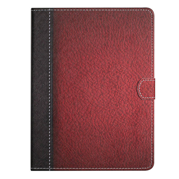 8 inch Tablet Stitching Solid Color Leatherette Tablet Case(Red)