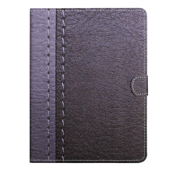 8 inch Tablet Stitching Solid Color Leatherette Tablet Case(Grey)