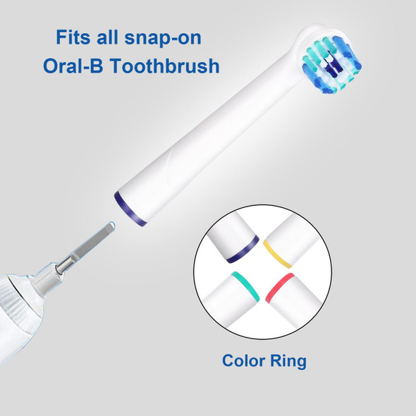 2 PCS - Oral-B Full Range of Electric Toothbrush Replacement Heads(Professional Bright White)