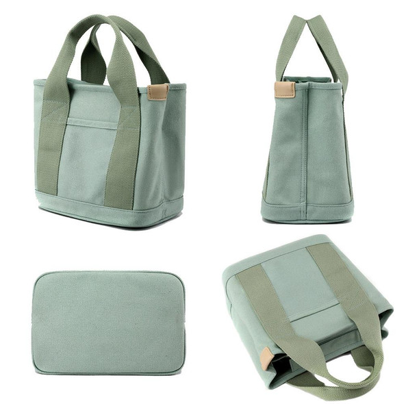 2110 Three-dimensional Multi-compartment Shoulder Bag Handbag(Khaki)