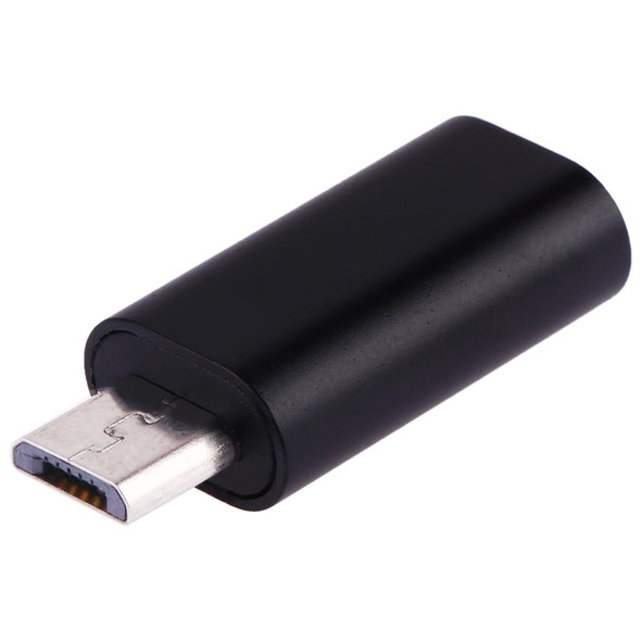 USB-C / Type-C Female to Micro USB Male Converter Adapter (Black)