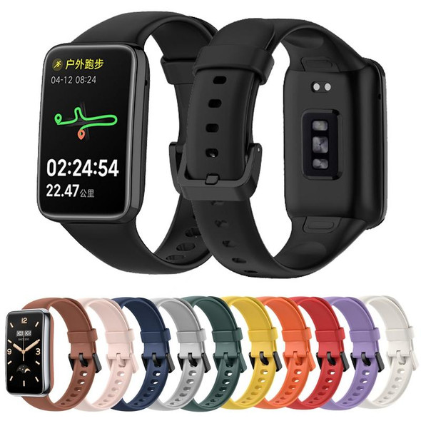 Xiaomi Mi Band 7 Pro Solid Color TPU Watch Band(Green)