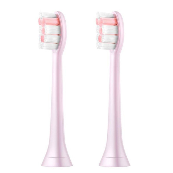 2 PCS Toothbrush Head - Philips HX3/HX6/HX9 Series(Diamond Bright Pink)