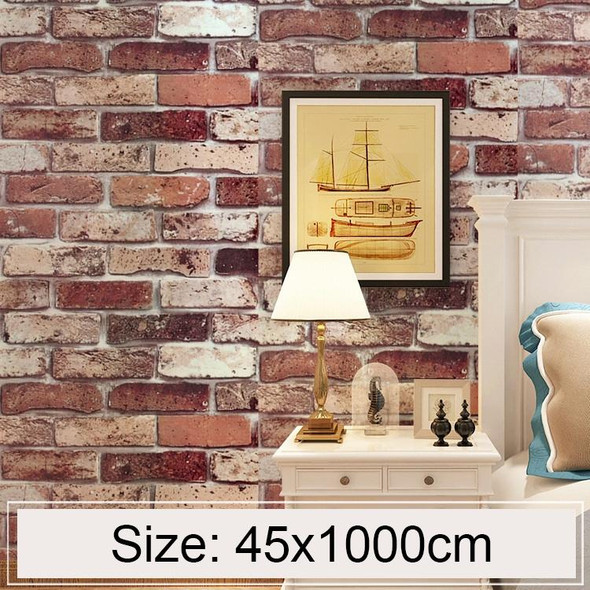Cloud Brick Creative 3D Stone Brick Decoration Wallpaper Stickers Bedroom Living Room Wall Waterproof Wallpaper Roll, Size: 45 x 1000cm